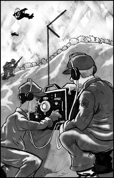 Haring’s heroic World War II “radio war” operators used radio...