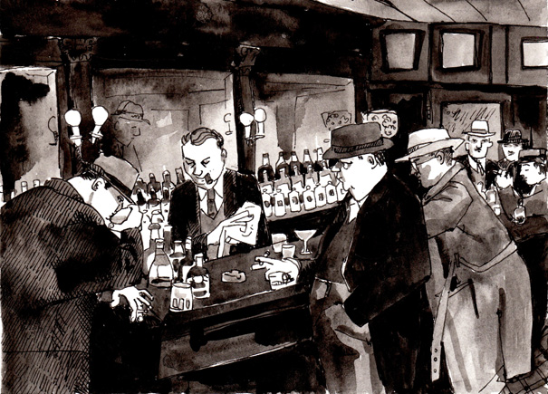 Bar scene